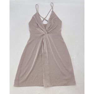 Express Women’s Rose Taupe Beige Strappy Dress Sz 2 Formal Formal‎ Event